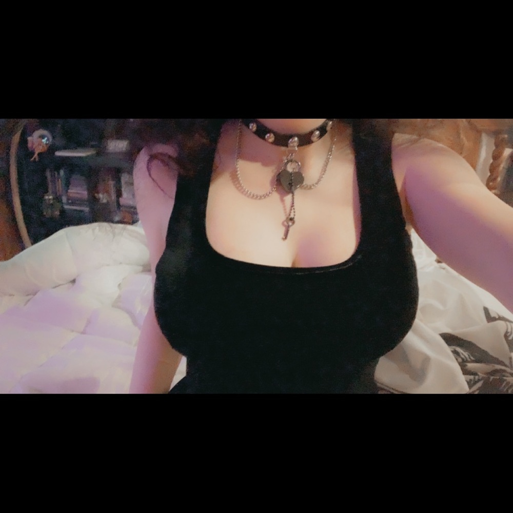 Vintage Black Tank Top
